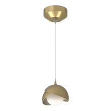 Hubbardton Forge 161183-SKT-STND-86-86-GG0711 - Brooklyn Double Shade Low Voltage Mini Pendant