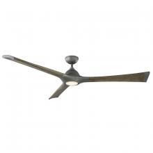 Modern Forms Smart Fans FR-W1814-72L-GH/WG - Woody Downrod ceiling fan