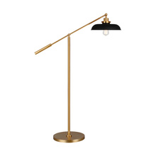 Visual Comfort & Co. Studio Collection CT1141MBKBBS1 - Wellfleet Wide Floor Lamp