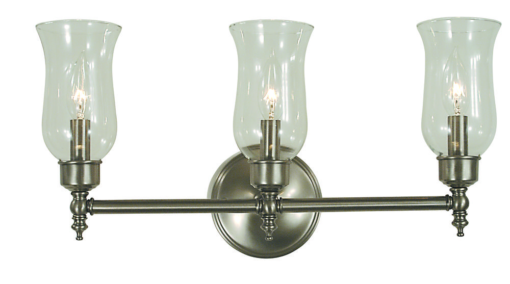 3-Light Antique Brass Sheraton Sconce