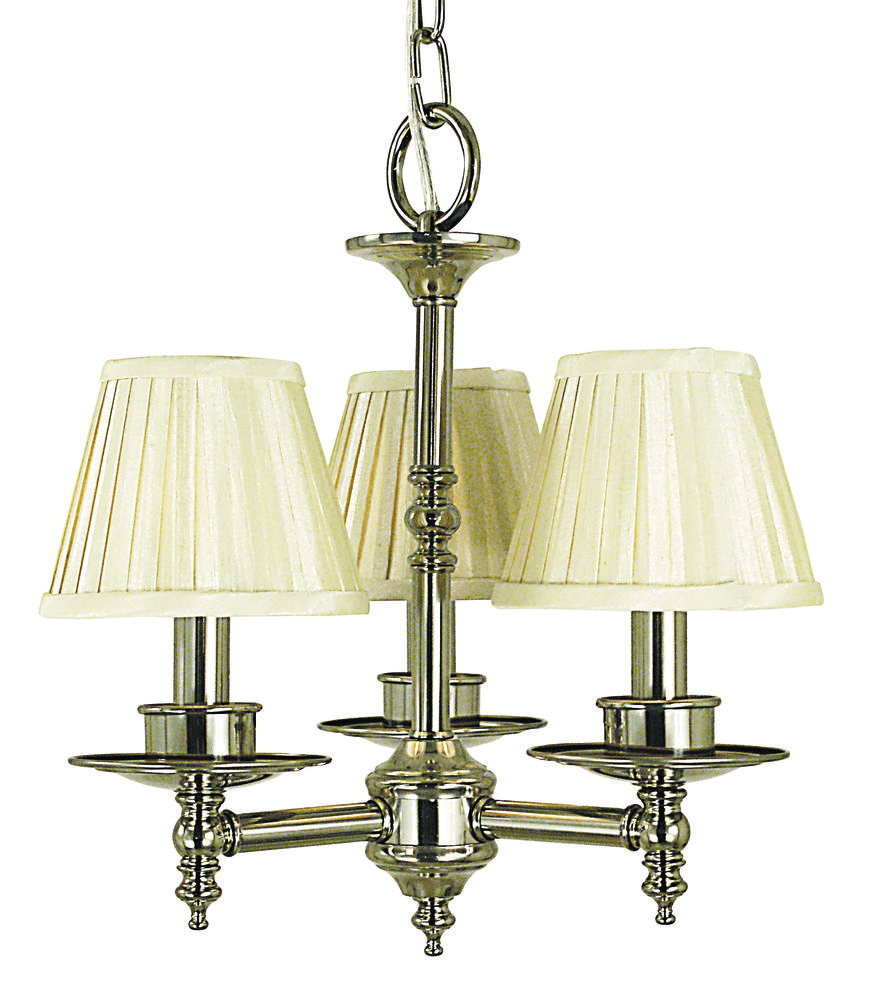 3-Light Mahogany Bronze Sheraton Mini Chandelier