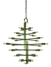 Framburg 4408 BN - 28-Light Brushed Nickel Simone Chandelier