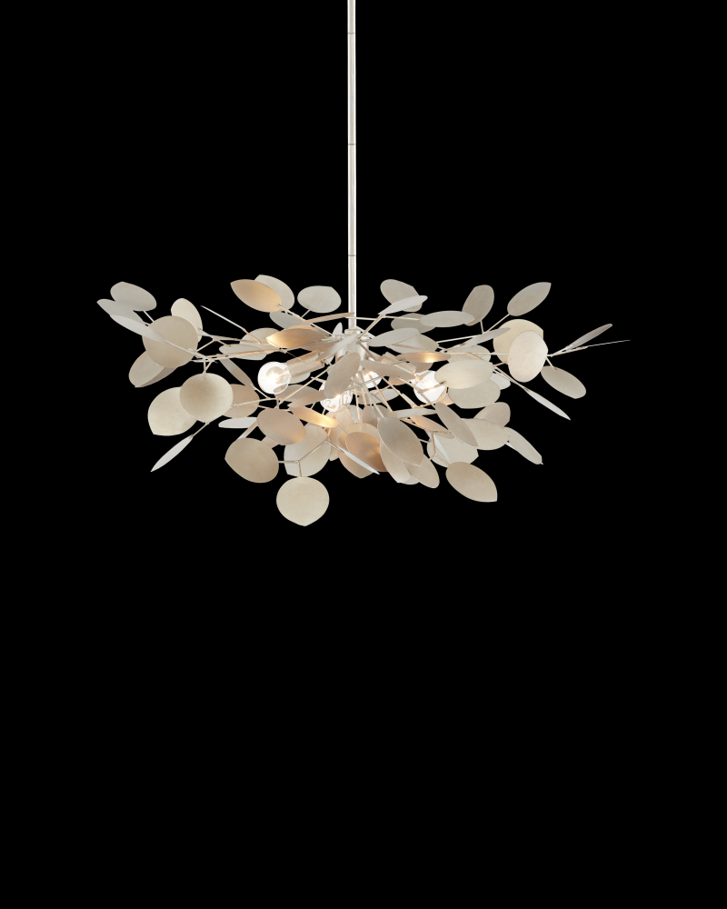 Lunaria Small Silver Chandelier