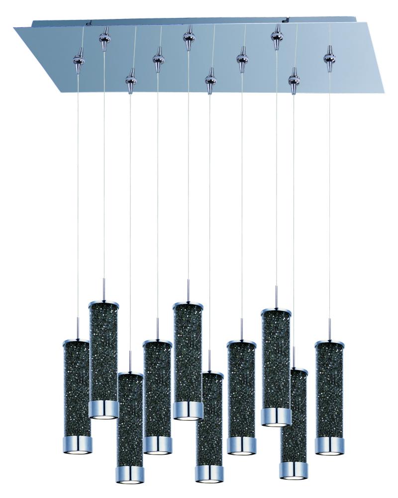 Chroma 10-Light LED RapidJack Pendant and Canopy